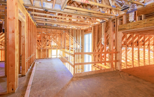 wood frame house